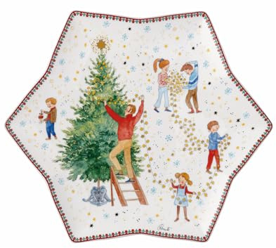 Hutschenreuther Sammelkollektion 2024 Weihnachtsleuchten Sternschale 34cm