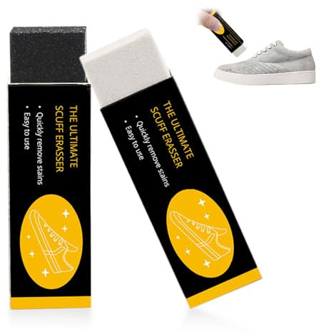 HweeWanX 2 Stück Schmutzradierer Schuhe, Schuh Radiergummi, Weisse Schuhe Schmutzradierer, Wildleder Radiergummi, Magic Eraser, Sneaker Schmutzradierer