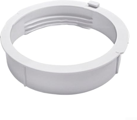 White Gray Exhaust Duct Interface Pipe Hose Connector Essential for Portable AC Accessory (KY-35 15cm)