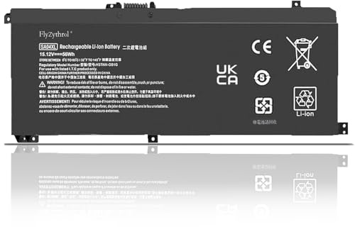 FlyZythrol 56Wh SA04XL laptop battery Compatible with HP Envy X360 15-DR | 15-DS 15M-DR 15M-DS 15T-DR 17-CG 17T-CG 17M-CG 15-ds1xxx 15m-ds0xxx 15m-dr1xxx 15t-dr100 L43267-005 L43248-541