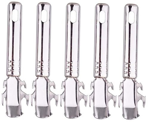BESTOYARD 1 Satz Anlasser Topfdeckelknopf Gestell Muschelklemmen Heber Multifunktionswerkzeug Multi Werkzeug Klemmbausteine Geschirrclip Aus Edelstahl Topfgreifer Rostfreier Stahl Silver 5st