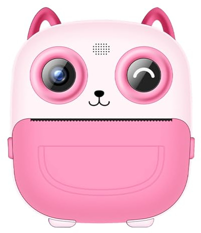 Macchina fotografica istantanea ad alta trasparenza per bambini con stampa termica Giochi divertenti Graffiti creativi Batteria ricaricabile in scala di grigi a 16 livelli