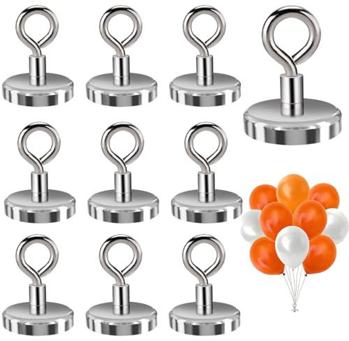 THQAE 10 Pezzi Supporto per Palloncini,Peso per Palloncini a Elio,per Palloncini riutilizzabili per Feste Matrimoni Compleanni,12 mm di diametro e 5 mm di spessore