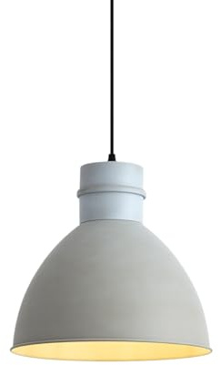 Qazqa Modern Pendelleuchte, Pendellampe - Dory - Grau, Rund, 30.5cm,