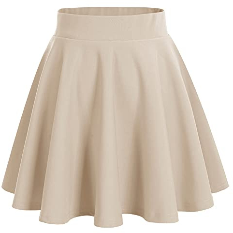 Bridesmay Jupe plissée Polyvalente et Extensible pour Femme