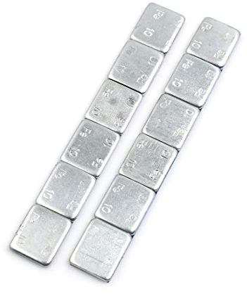 F FIERCE CYCLE 2.1oz Motorcycle Car Wheel Balance Weights Strips 136 x 19mm 2pcs