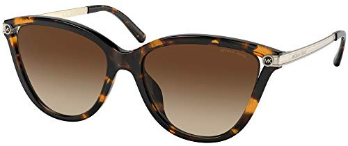 Michael Kors MK2139U Brille, Dark Havana/Brown Shaded, 54 Unisex-Erwachsene, Dark Havana/Brown Shaded, 54