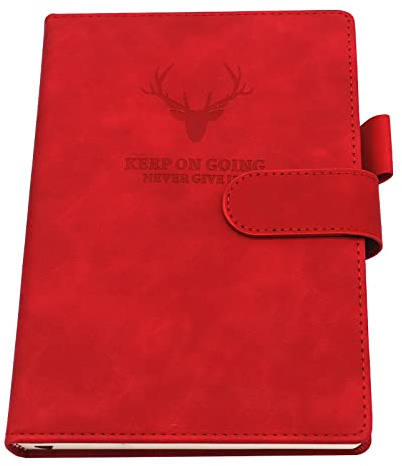 A5 anteckningsbok dagbok – inbunden anteckningsbok med tjockt papper av högsta kvalitet, college-linjerad journal, 20 cm x 5,8 cm, 360 sidor, perfekt för kontor hem skola affärer skrivning och