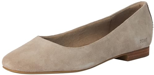 TOMS Briella Ballerinas für Damen, Dune Suede, 40 EU