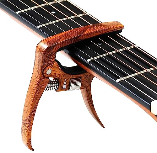 Deluxe Gitarren-Kapodaster für Gitarre, Ukulele, Banjo, Mandoline, Bass - Luxus Zubehör