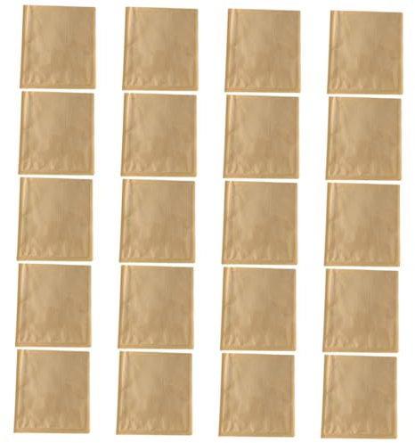 HEMOTON Kraftpapier Brotbeutel 21x25cm 100 Stück Ölabweisende Sandwichbeutel Mit Sichtfenster Backverpackung Für Gebäck Kekse Snacks Lebensmittelaufbewahrung Für Partys Und Backbedarf