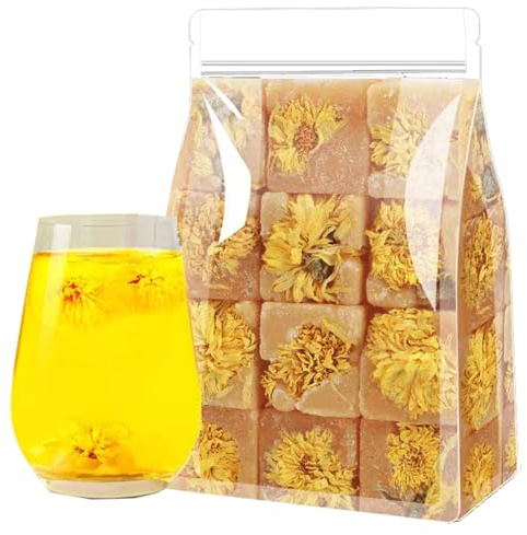 Dried Chrysanthemum Flowers Rock Sugar Tea 10.58 oz Chrysanthemum Honey Flower Tea Sugar
