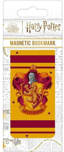 Pyramid Harry Potter färgglatt vapen Gryffindor magnetiskt bokmärke