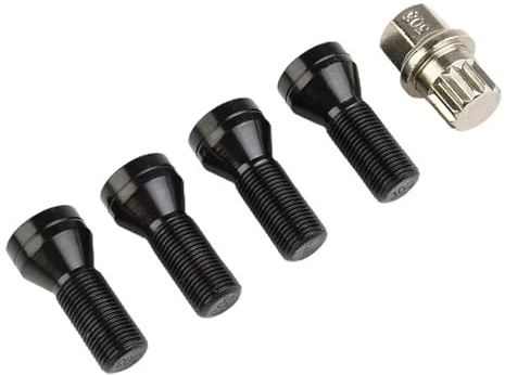 Bulloni Ruoteyidali Compatibile Con Mini Per Cooper Per R56 Hatchback 2006-2013 4 Pezzi M14 * 1.25 / M12 * 1.5 Bulloni Di Bloccaggio Ruote Auto Dadi Chiave Acciaio Inossidabile OEM: 36136776076
