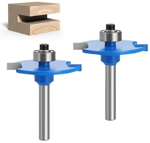 Biscuit Jointer Router Bit Slot Woodworking Tool Biscuit Joint Slot Cutter Router Bit Woodworking Cutter Tool for Slotting Grooving Rebating Applications (2)