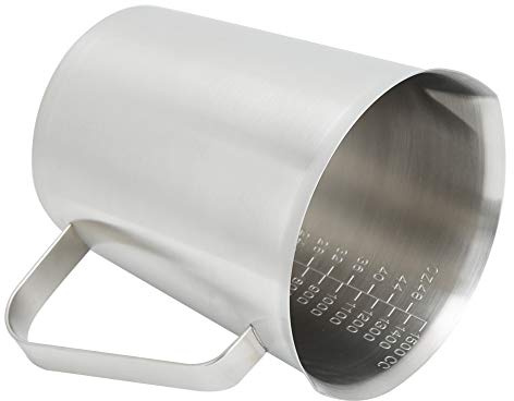 Vaso Medidor Batidora, Jarra Medidora, Taza De Medir, Medidor De Líquidos, Acero Inoxidable, 1500 Ml Jarra De Acero Inoxidable Con Marcado Con Asa Jarra Para Mezclar De Cocina Herramienta