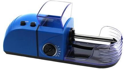 VDLLQYN, Máquina automática for Liar Cigarrillos de 8,0 mm, máquina eléctrica pequeña for llenar Cigarrillos, Manual, for Uso doméstico, for Hombres ，Enrollador eléctrico de Cigarrillos(Blue)