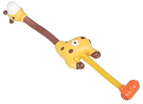 SHINEOFI Douchette de Bain Électrique pour Aquatique Longue Girafe pour Amusement à Eau pour Tout Petits sans Piles Incluses