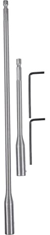 WOONEKY 1 Set Spade Bit Extensions Drill Bit Expander Bar Set with Wrench for Carpentry and Woodworking for Father Day and DIY Enthusiasts