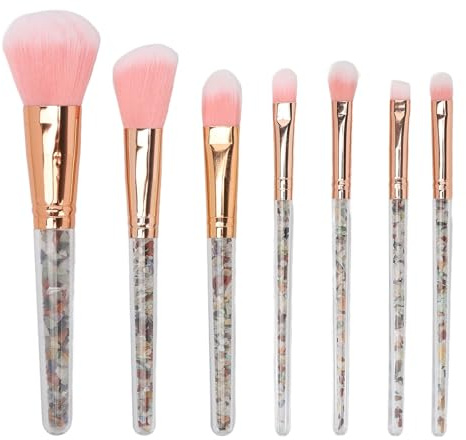 Makeup Brush Set 7PCS Professional Soft Bristles Foundation Powder Concealer Ögonskuggsborstar Kit för daglig makeup Skönhetsentusiaster ABS-material