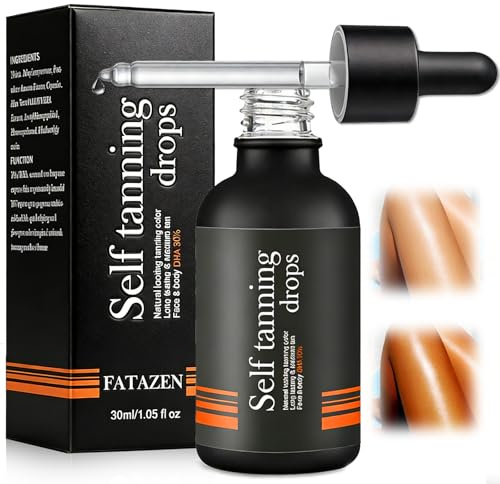 30ml Gotas de Bronceado, Gotas Bronceado Facial, Natural Bronzer Acelerador Bronceados, Naturals y Duradero Para Rostro y Ccuerpo, Realzan El Tono Natural, Potencian La Melanina De Forma