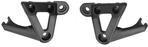 Par Svart aluminiumlegering Motorcykel Strålkastarfäste Monteringshållare Direkt utbyte för Hornet 900 CB900 919 CB400 VTEC 1 2 3 4 Stödsats för strålkastare (Svart)