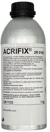 ACRIFIX® 2R 0190 Acrylglas-Kleber PMMA Evonik 2-K Reaktions-Klebstoff farblos 2R0190 Kunststoffkleber Polycarbonat