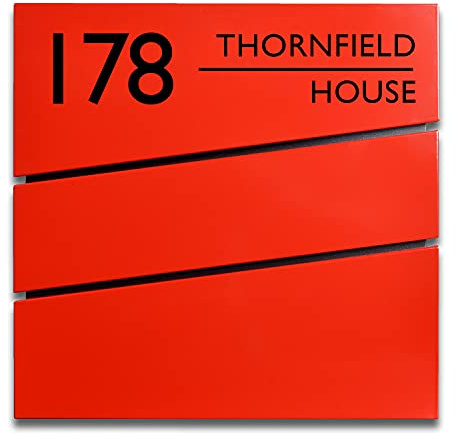 Steel Postbox Letterbox - Personalised - The Statement - Signal Red