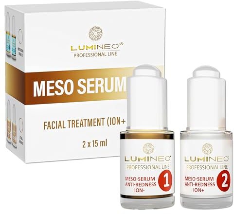 Lumineo Mesotherapie Serum Gesichtsserum Gesichtscreme Damen Serum (Anti-Redness) verengt und stärkt die blutgefäße für Ultraschallgeräte Gesichtsmassagegeräte mit Ion