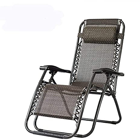 ANIFM Campingstühle, Outdoor-Freizeit-Strandstuhl, klappbarer Lounge-Stuhl mit quadratischem Rohr und rundem Rohr, Mittagspause, Rückenlehnenstuhl, Bürostuhl-Schwarz 3 kleine Überraschung Comfortable
