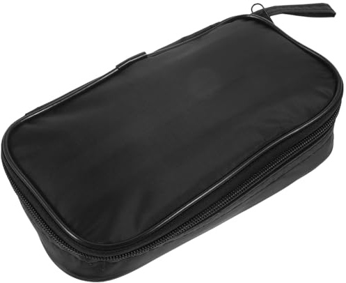 OSALADI Multimeter Carry Case Portable Clamp Meter Storage Pouch Sturdy Cloth Tool Bag Organizer