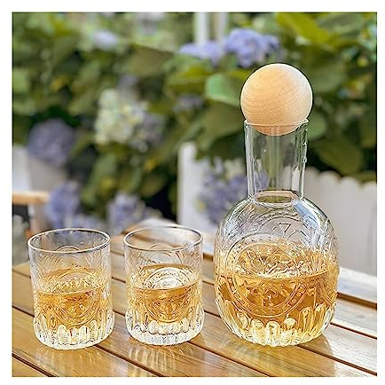 Cruche Bouilloire froide verre résistant aux hautes températures haute borosilicate grande capacité blanc froid bouilloire bouillante ménage tasse d'eau ensemble bouilloire froide Cruche a Eau