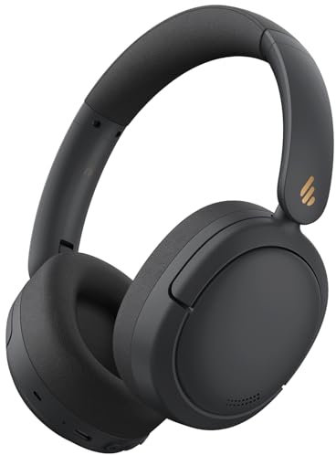 Edifier W800BT Pro -44dB Hybrid Active Noise Cancelling Kopfhörer, Kabellose Over Ear Kopfhörer mit Bluetooth 5.4, Hi-Res Audio, AI Clear Call, Custom EQ via App, Faltbares Design, 253g Komfort