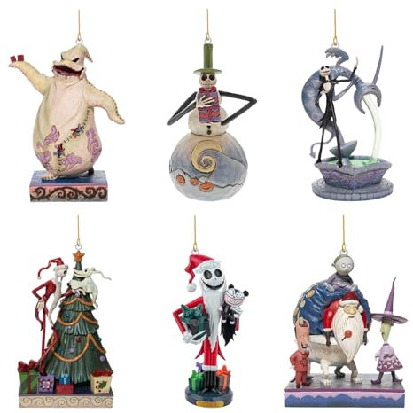 6 PCS Christmas Tree Hanging Ornaments, Xmas Funny Theme Acrylic Pendants Decoration, Hanging Accessories for Home Holiday Party Backpack Car Decor