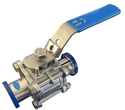 Motorisiertes Kugelventil Manueller Kugelhahn Aus Edelstahl, 2-Wege-Typ Mit Gekapseltem Ende, 3-teilig, Zur Isolierung Und Steuerung Sicher und zuverlässig(3in)