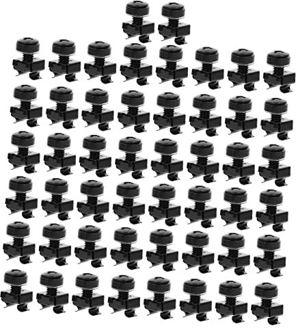 COSMEVIVI Strumento Per Dadi Per Rack 50 Pezzi Viti Di Ricambio Per Dadi in Gabbia Per Casa E Rack Facile Da Usare