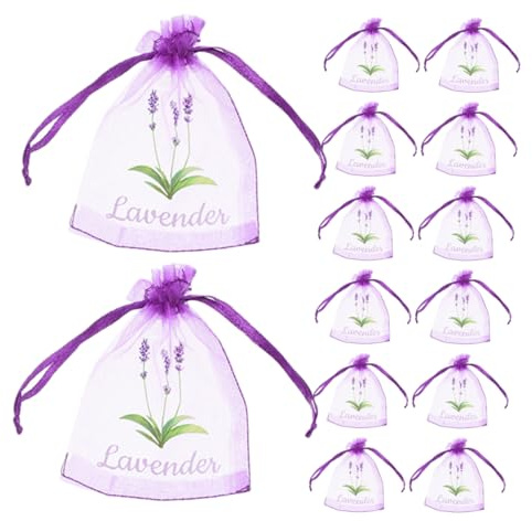 HEATSHAKING Leere Duftsäckchen Aus Organza Kordelzugbeutel Lavendelsäckchen Für Getrocknete Blüten Luftdurchlässig 50 Stück Aromabeutel Für Schrank Und Schublade