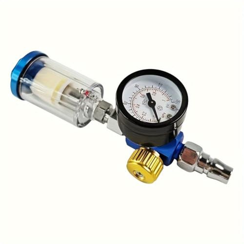 CAKERS Spray Gun Regulator,Compatible with Toyota Corolla RAV4 Hilux Avalon,Pressure Gauge