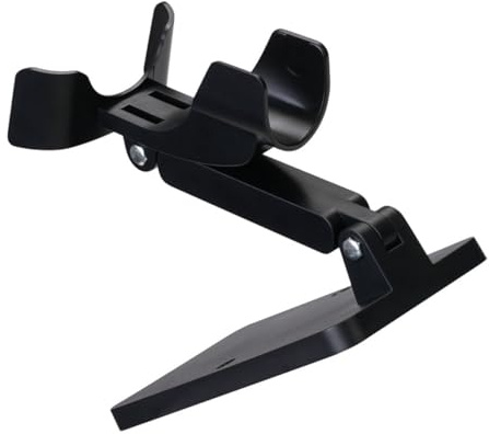 Verstellbare Halterung für Barcode Scanner mit Stabilem Abs Sockel | Leicht, Multifunktional, für Handscanner, Geeignet für Handelssysteme und Supermärkte, Schwarz