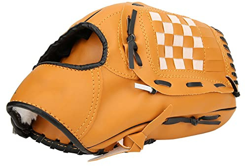 Kikumi Guanto da Baseball Ispessito in PVC per da Pratica, Allenamento, Competizione per Adulti e Bambini (12,5 pollici)