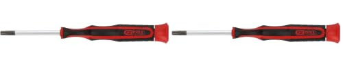 KS Tools 500.7152 Tournevis électronique torx percé T8 (Lot de 2)