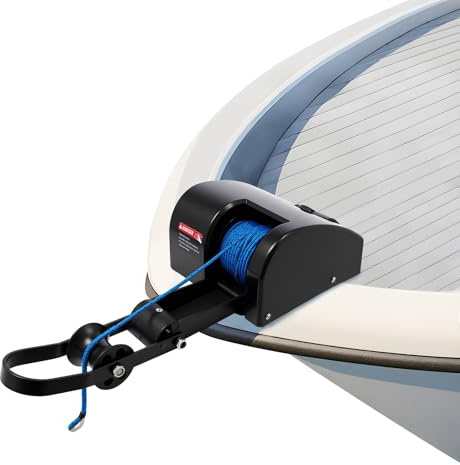 Salpa ancora elettrica per barche fino a 15,88 kg argano elettrico con telecomando per barche a motore, barche da pesca, motoscafo
