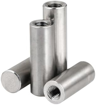 Gewindestift Edelstahlformteil mit eingebettetem Innengewinde und zylindrischer Position, Rollendübelstift Zur Reparatur(1pc M6x12mm,6mm)