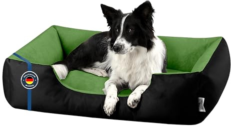 BedDog Hundebett LUPI Hundekissen Hundekorb mit Waschbarem Bezug | Hundesofa Schlafplatz und Liegeplatz für Alle Hunderassen, Formstabil Gepolstert, Sechs Größen von S bis XXXL