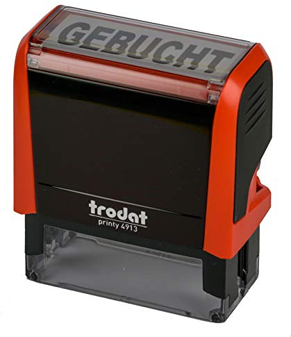 Trodat 4913 Printy Sac à dos Rouge feu/hêtre noir