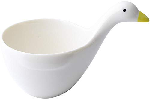 Plato de sopaBonito cuenco de pato de cerámica hecho a mano, cuenco pequeño de cerámica para especias, plato de baratija, almacenamiento en el hogar, condimento para animales, titular de sal-2 grandes