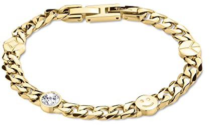 Tamaris Armband für Damen aus Edelstahl, Frauen Armschmuck größenverstellbar und wasserfest