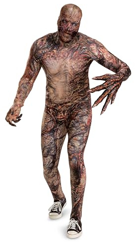 Disguise Vecna Stranger Things Costume, Official Stranger Things Jumpsuit and Mask for Adults, Men's Size (50-52)