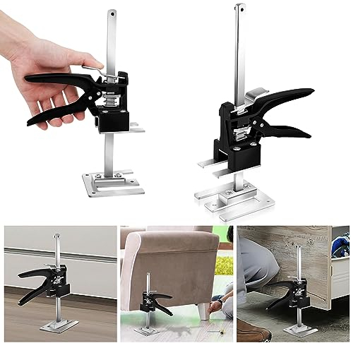 Ansobea 2 sollevatori per attrezzi manuali, multifunzione, in ceramica, con regolazione dell'altezza, portata massima 240 kg, per risparmiare lavoro, per piastrelle in ceramica, altezza regolabile