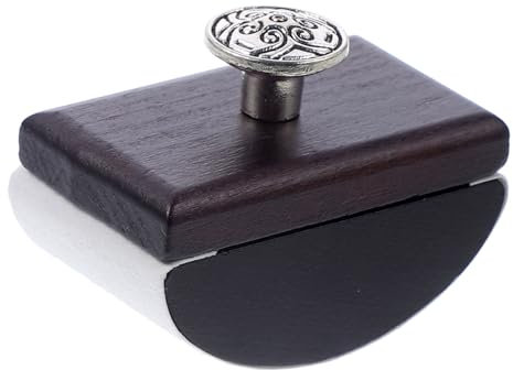 STOBOK Holz-tintenabsorber Rocker Blotter Mit Aluminiumlegierung Schnelltrocknendes Schreibwerkzeug Für Kalligrafie Und Stift Wiederverwendbares Tischzubehör Für Präzises Tintenabsorbiere